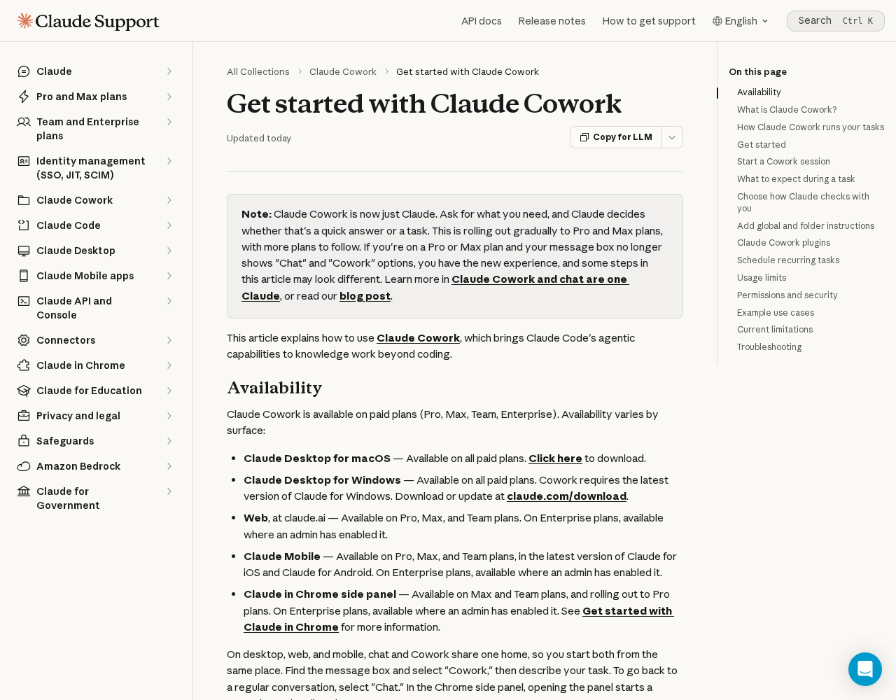 Claude Cowork getting started, September 25, 2026